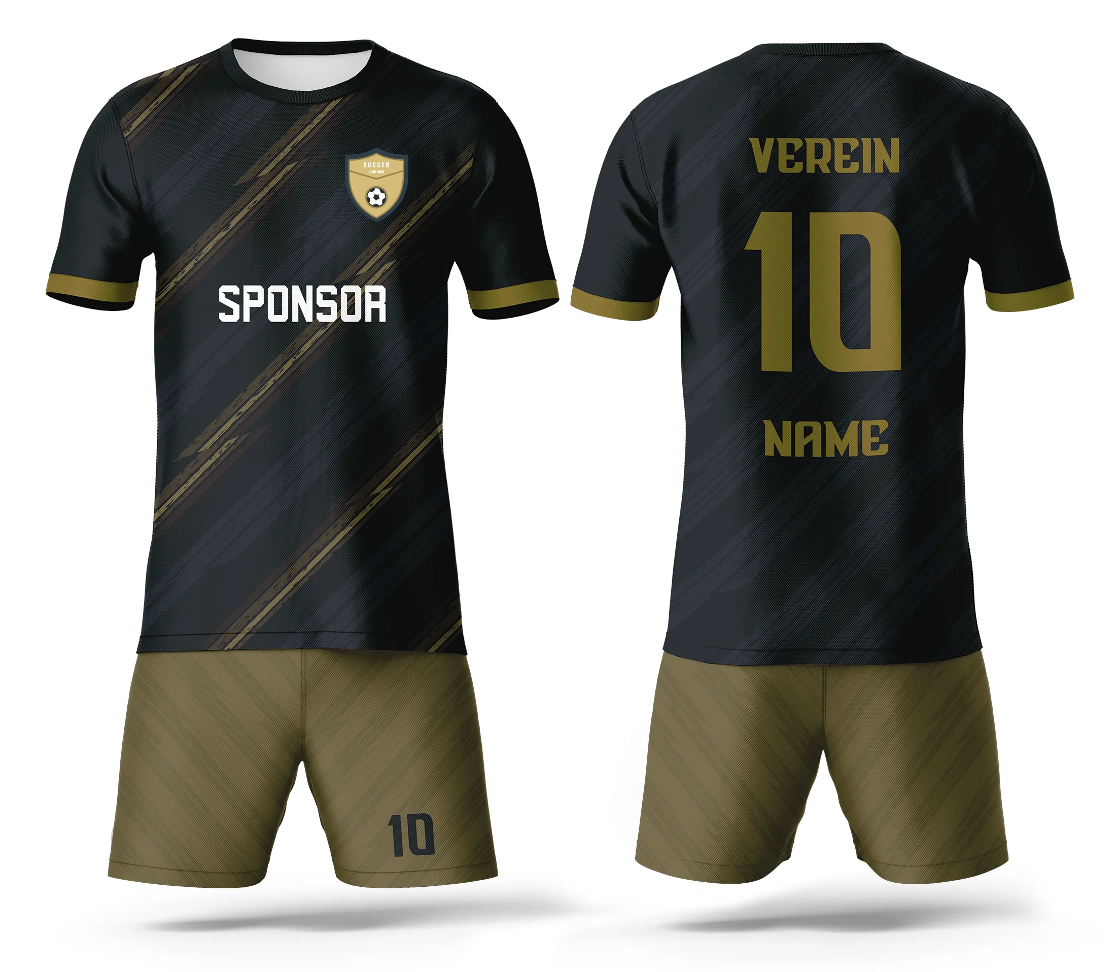 Fußballtrikot und Hose bedrucken | Design FSB-09