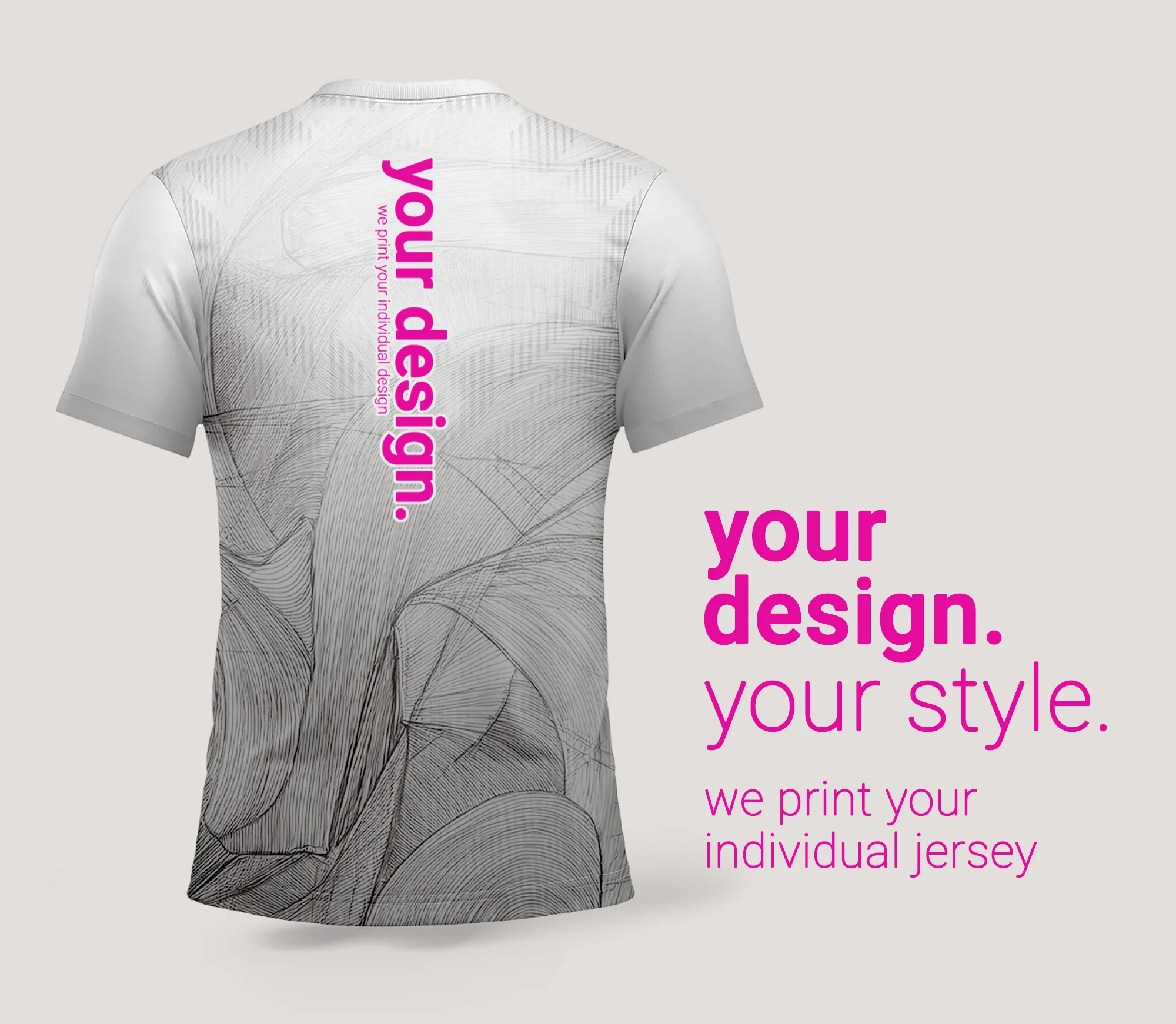 Eigenes Trikot zum selbst gestalten | Rückseite